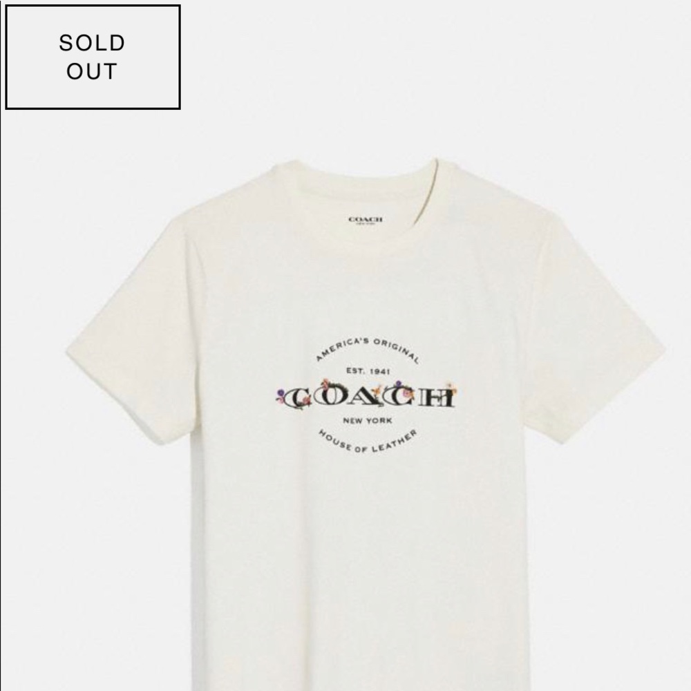Coach T Shirt - NWOT - Size M
